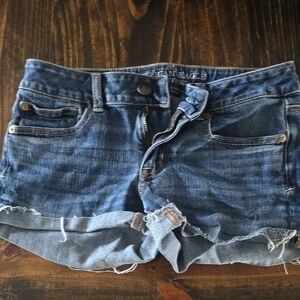American Eagle Outfitters Blue Denim Shorts
